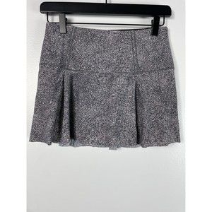 Lululemon Lost In Pace Skirt Sea Spray Alpine White Dark Chrome Black Women's 4